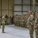 Army National Guardsmen transfer responsibility of the OIR/OSS aviation support mission