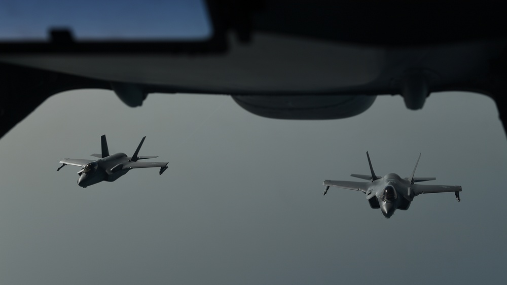 KC-10 supports F-35A's first combat sortie