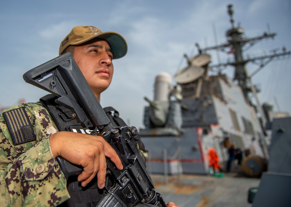 USS Bainbridge Deployment