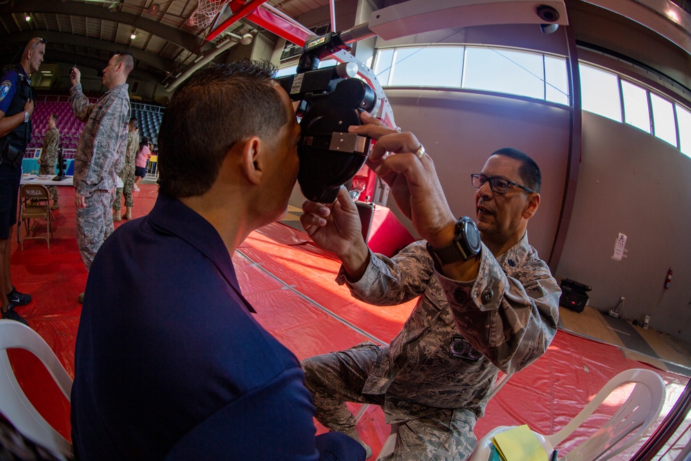 MARFORRES Sailors, service members begin treating patients during IRT Puerto Rico 2019