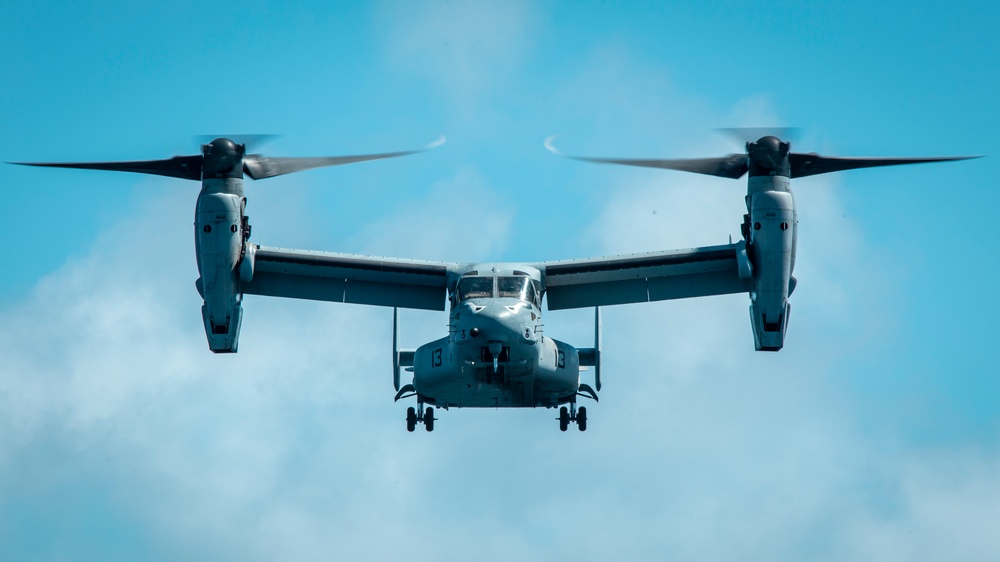 11th MEU Ospreys Take Off