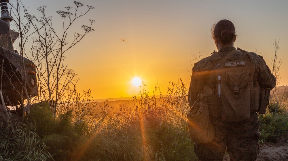 Shock Trama Platoon supports 11th MEU LAR