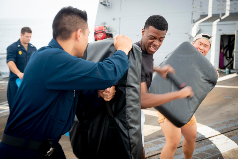 William P. Lawrence close-quarter combat training