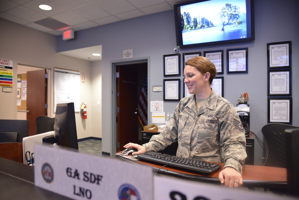 Airman paves way as first time full-timer in Joint Air Operations Center