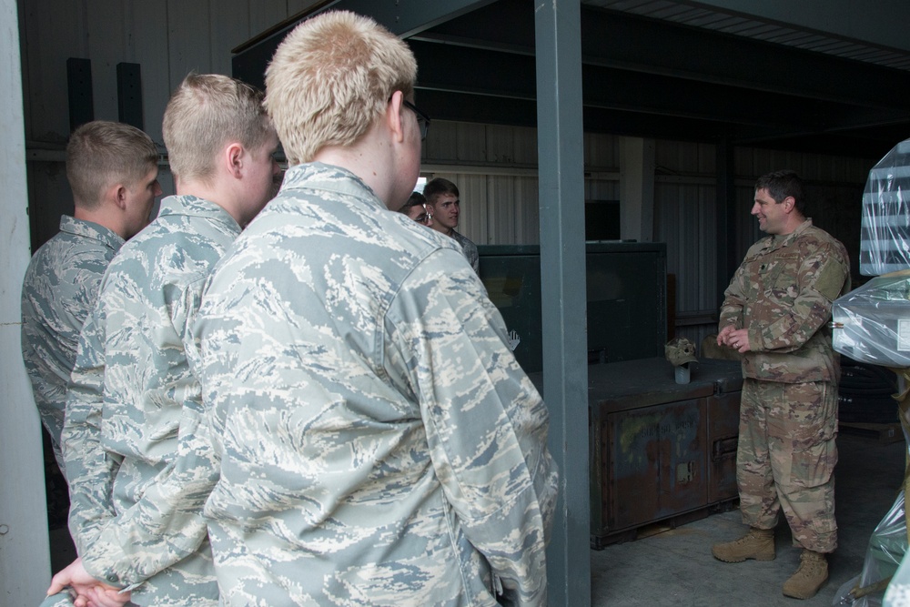 Cadets tour base