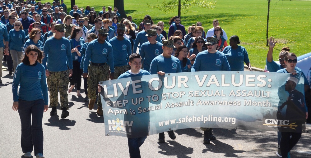 Awareness walk culminates Sexual Assault Awareness and Prevention Month