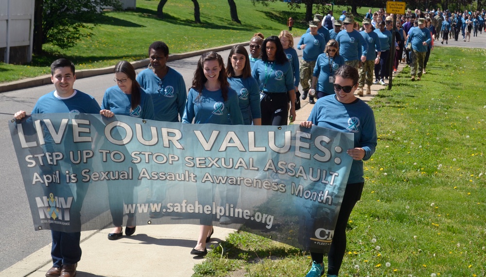 Awareness walk culminates Sexual Assault Awareness and Prevention Month