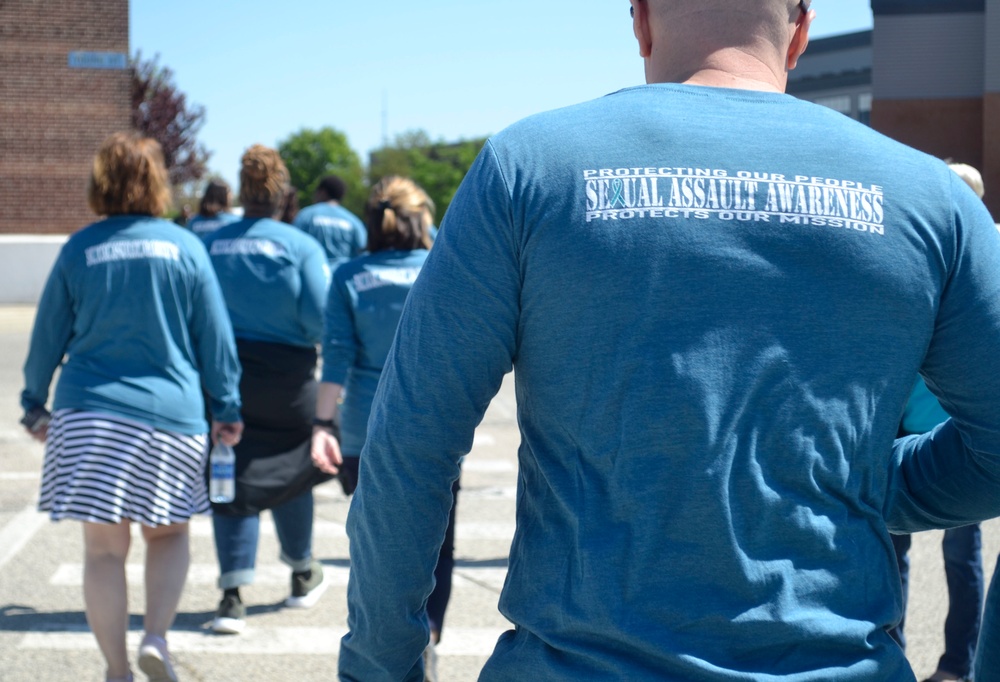 Awareness walk culminates Sexual Assault Awareness and Prevention Month