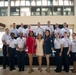 Military members and Victory Belles welcome veterans in New Orleans