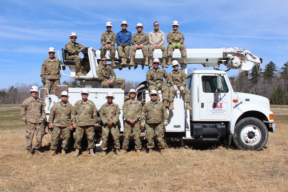 The 249th Engineer Battalion Power Distribution Specialists