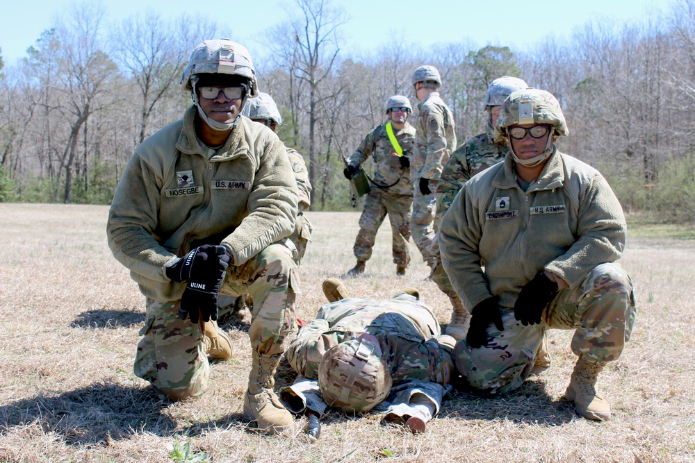 The 249th Engineer Battalion Medevac Field Training Exercise