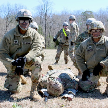 The 249th Engineer Battalion Medevac Field Training Exercise