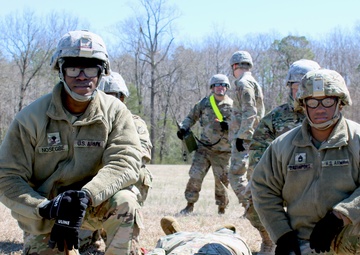 The 249th Engineer Battalion Medevac Field Training Exercise