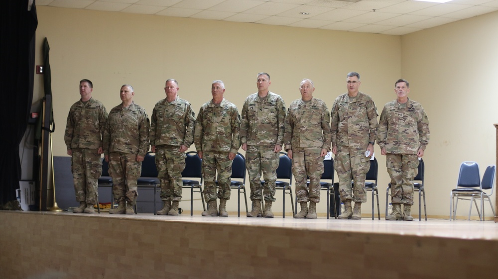 1109th Aviation Group's Transfer of Authority Ceremony