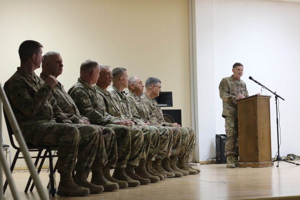 1109th Aviation Group's Transfer of Authority Ceremony