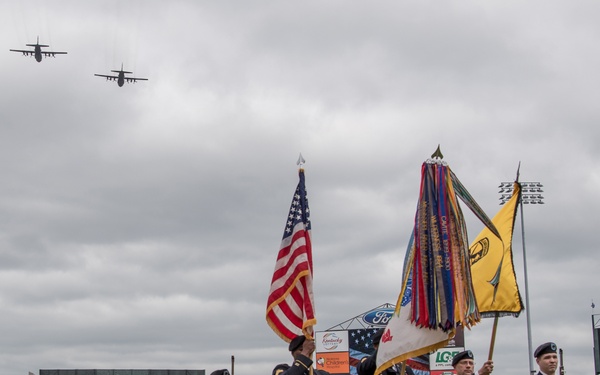 Military members celebrated at Slugger Field