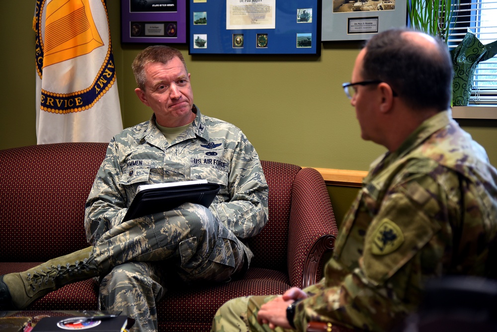 Col. Mammen at JFHQ
