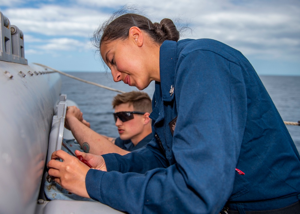 USS Bainbridge Deployment