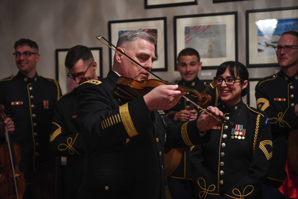 Gen. Milley Playing the Violin