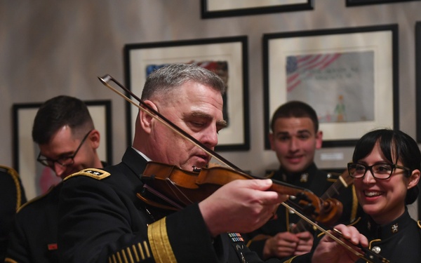 Gen. Milley Playing the Violin
