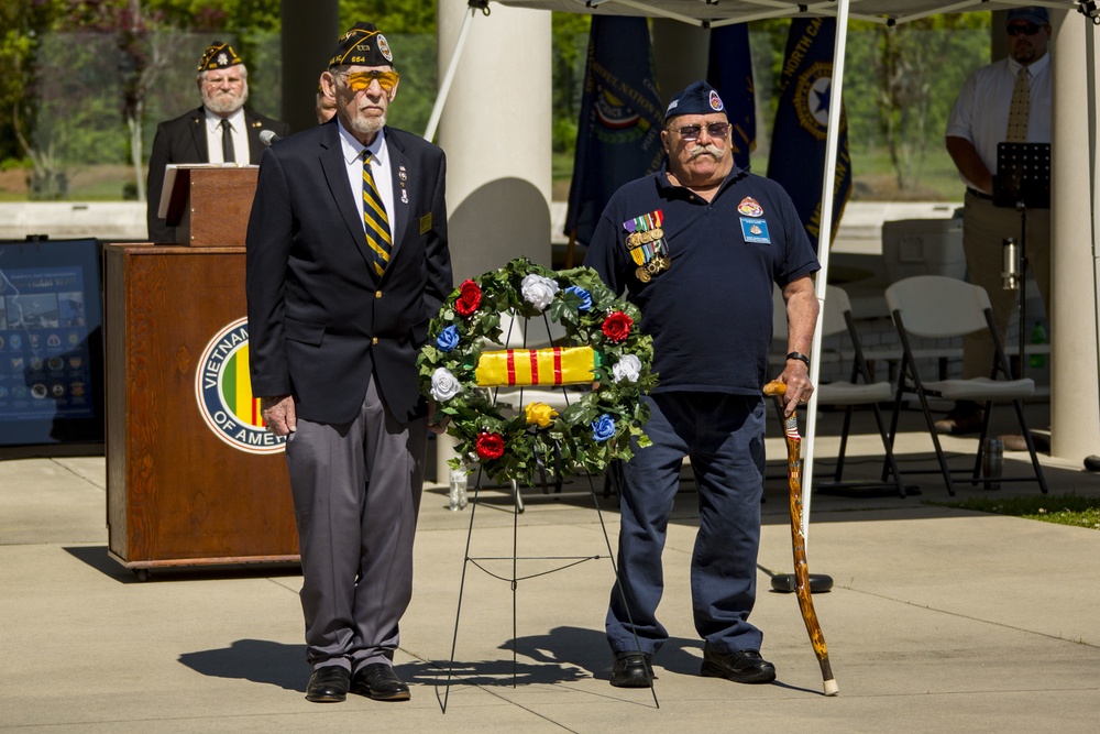 Vietnam veterans honored during ceremony at Lejeune Memorial Gardens