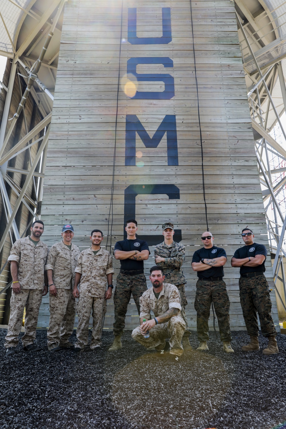 NASCAR drive Kyle Larson visits MCRD Parris Island