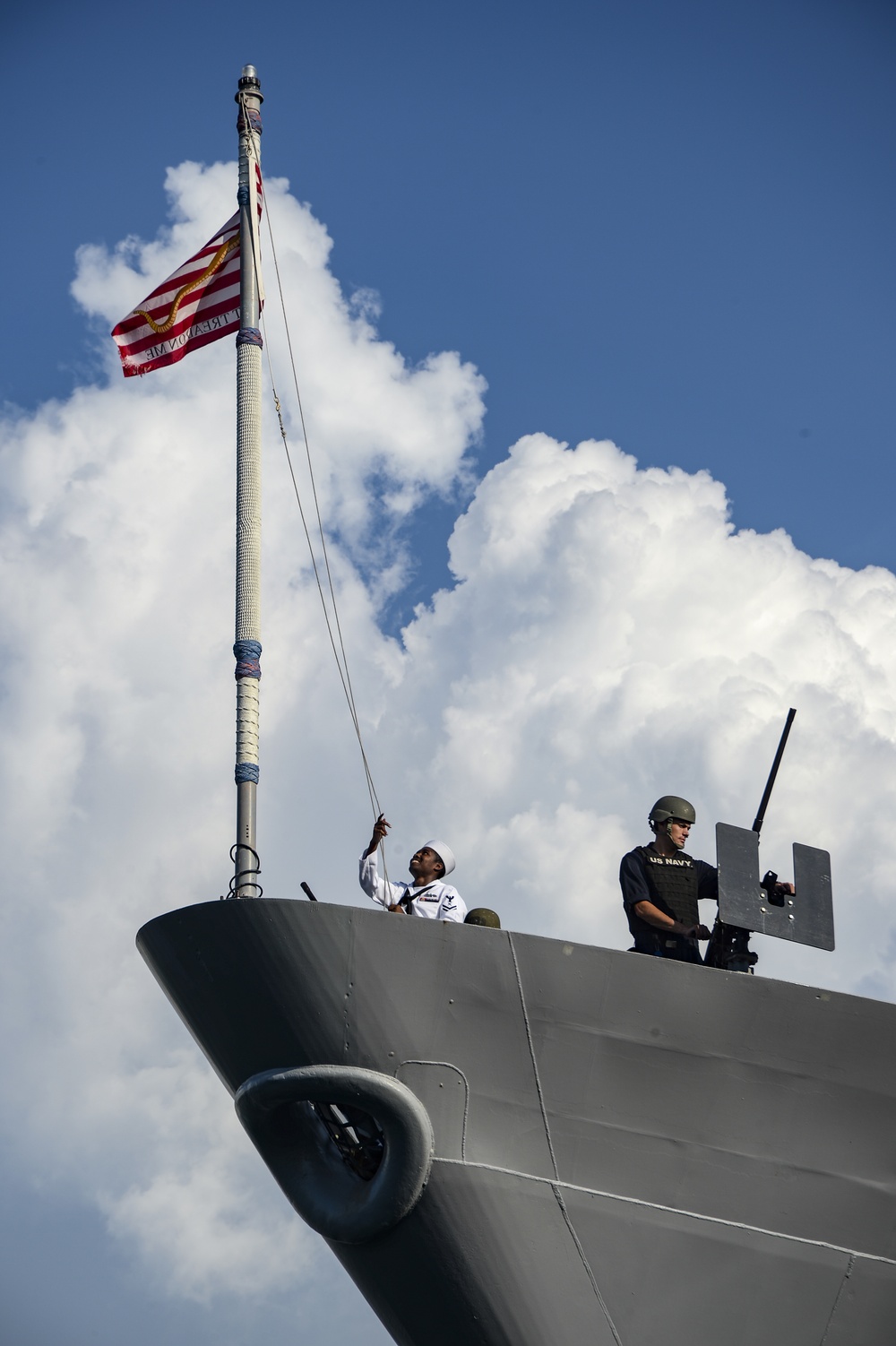 USS Hue City Arrives in Port Everglades