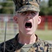 Drill Instructor School candidates practice close order drill