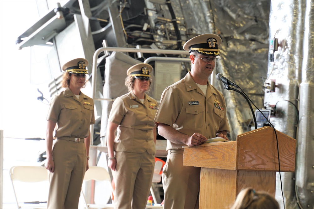 USS Tulsa Change Of Command