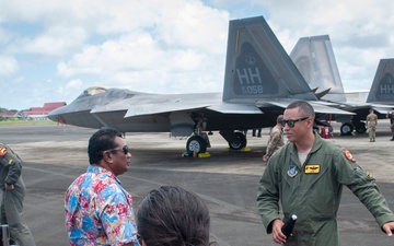 Republic of Palau hosts stealth fighters in typhoon exercise