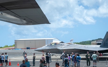 Republic of Palau hosts stealth fighters in typhoon exercise