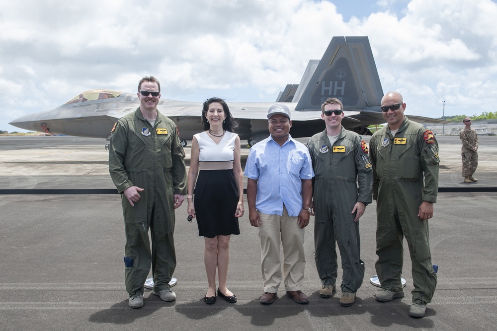 Republic of Palau hosts stealth fighters in typhoon exercise