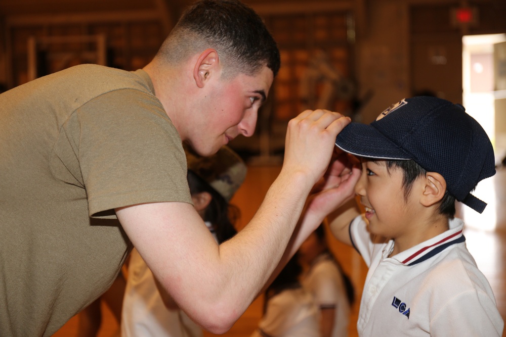 th ADA Soldiers plant trees, friendship with Japanese students at Earth Day event