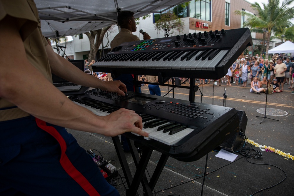 DVIDS Images MARFORPAC band performs in "I Love Kailua Festival