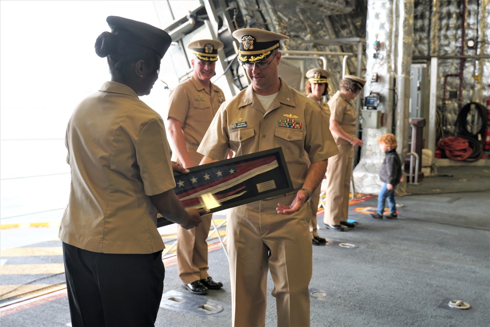 USS Tulsa Change Of Command