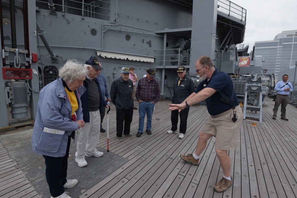 Battleship Deck Tour