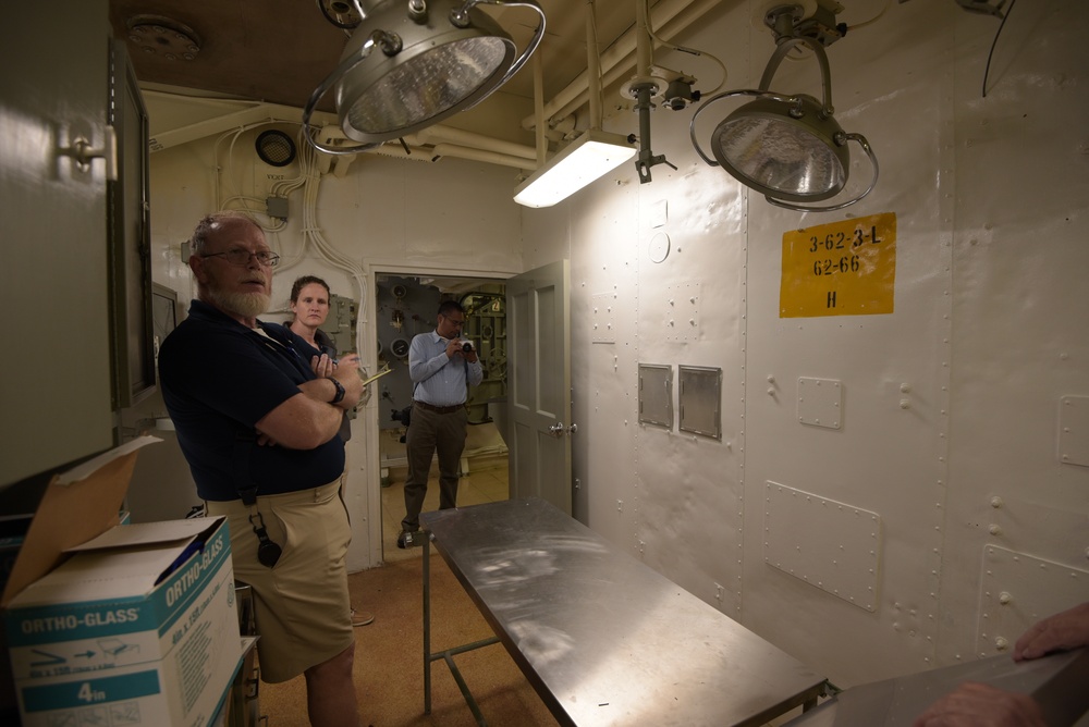 Medical Spaces aboard the Battleship Wisconsin