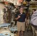 Engine room spaces aboard the Battleship Wisconsin