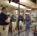 Engine room spaces aboard the Battleship Wisconsin