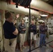 Engine room spaces aboard the Battleship Wisconsin