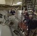 Reduction gear space aboard the Battleship Wisconsin