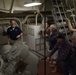 Reduction gear spaces aboard the Battleship Wisconsin