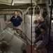 Reduction gear spaces aboard the Battleship Wisconsin