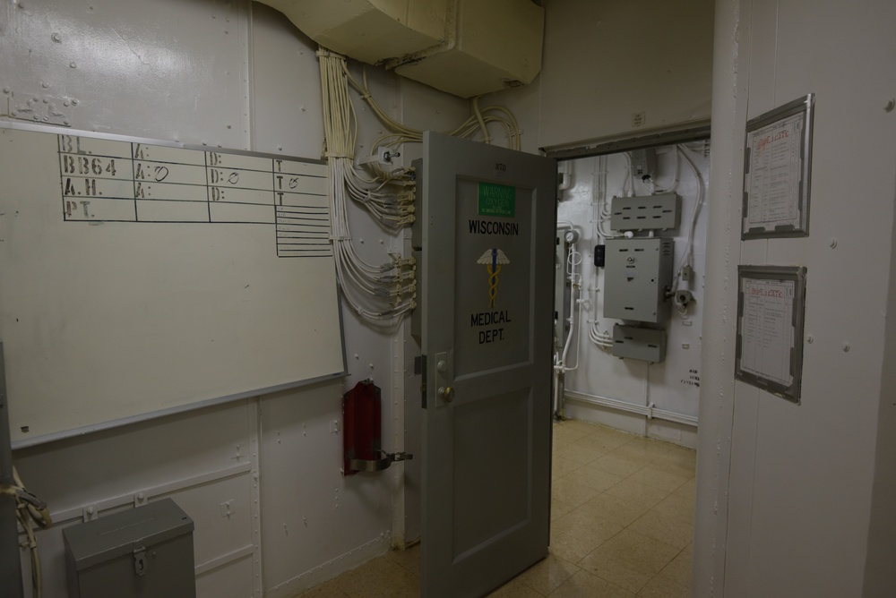 Medical Department Spaces aboard the Battleship Wisconsin