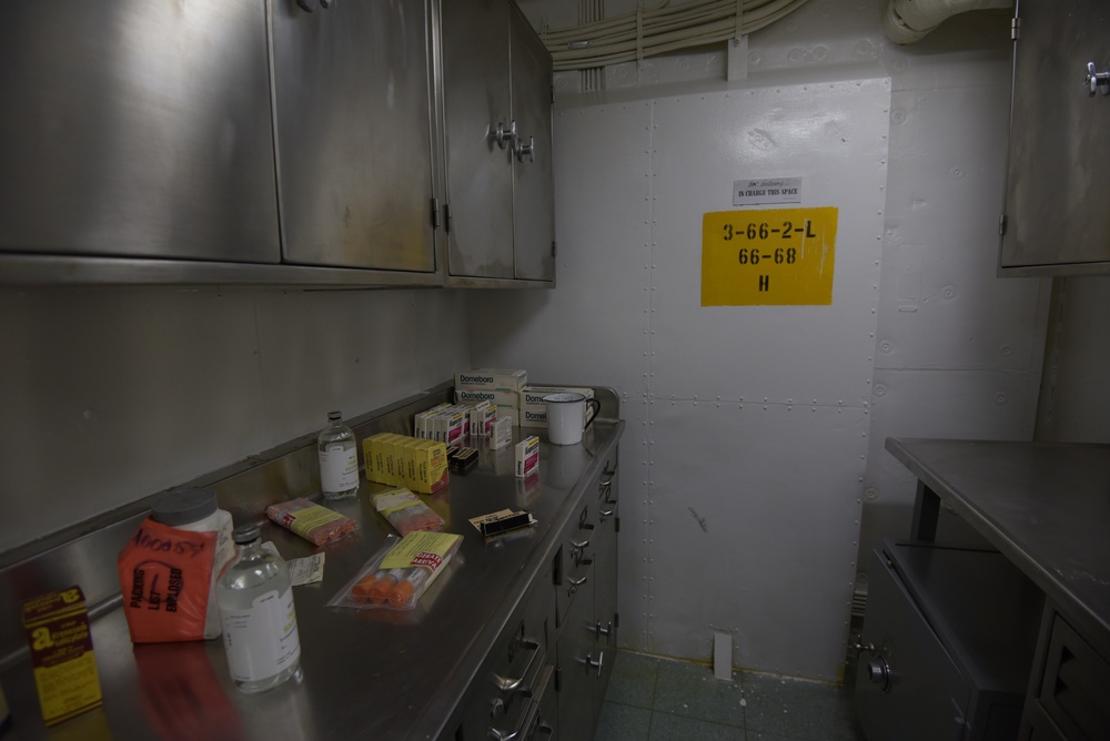 Medical Department Spaces aboard the Battleship Wisconsin