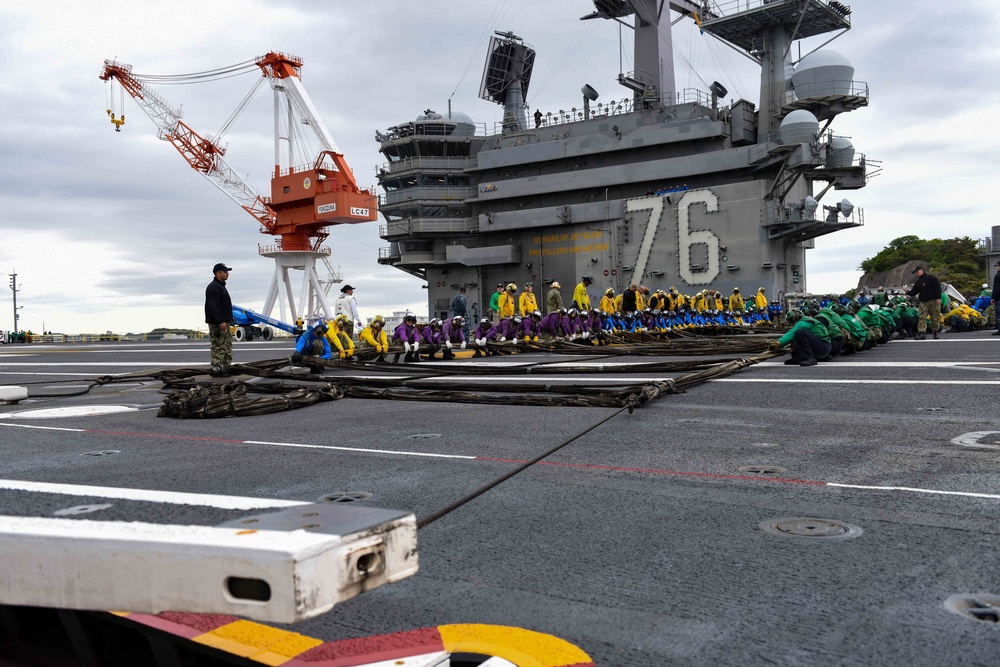 USS Ronald Reagan Conducts Flight Deck Certifications