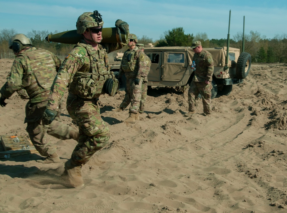 Hamilton's Own resupply ammo for live fire exercise