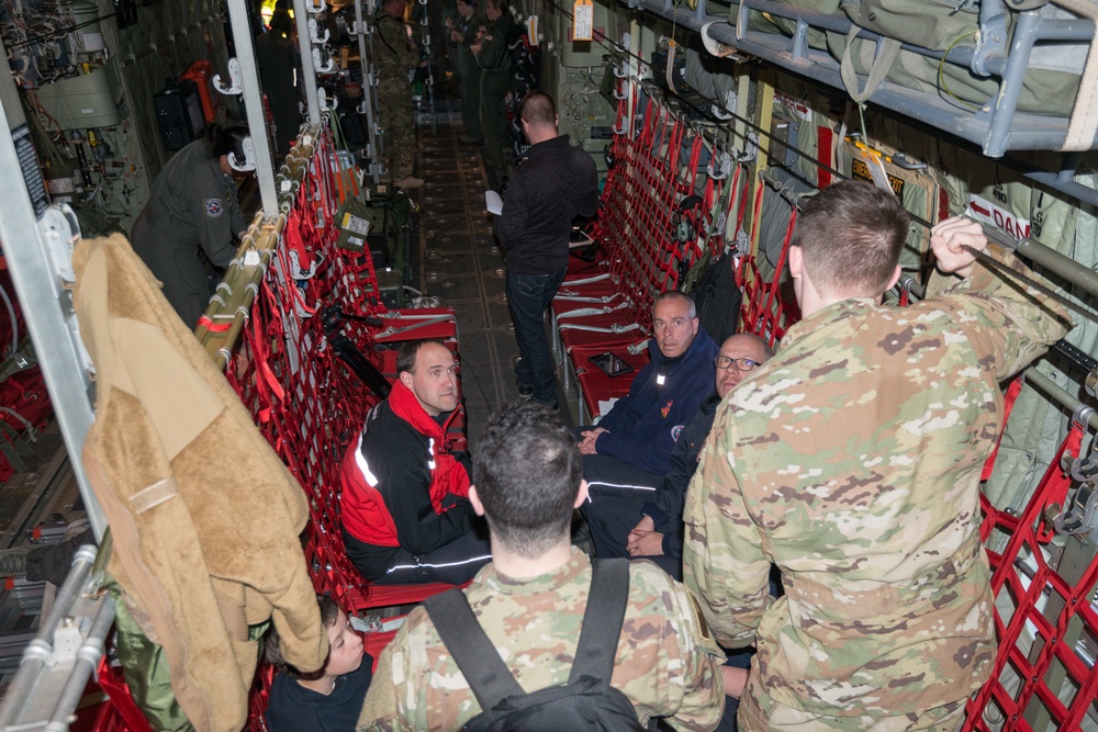 424th ABS Fire Department invites Belgian Firefighters for C-130 Training