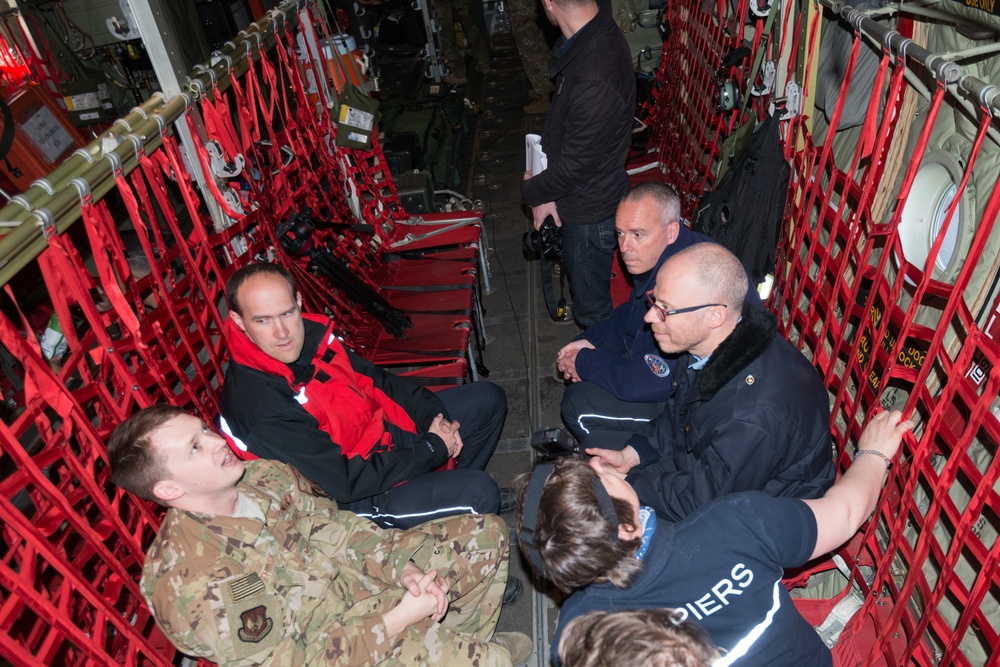 424th ABS Fire Department invites Belgian Firefighters for C-130 Training