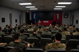 19th AF Command Chief talks quality mentorship with Airmen